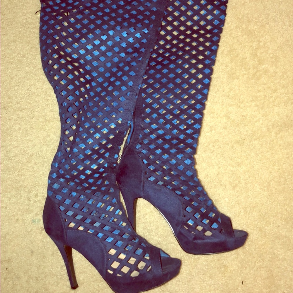 Thigh high boots wide calf!